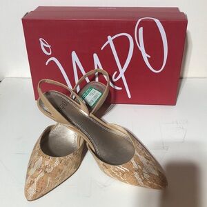 Spring/Summer Cork Lace Kitten heels.